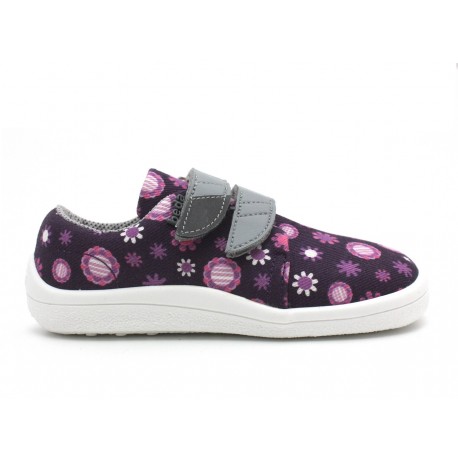 Barefoot en toile Purpule Flower