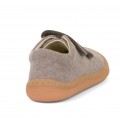 Tennis barefoot coton BIO Taupe