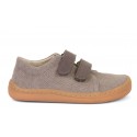 Tennis barefoot coton BIO Taupe