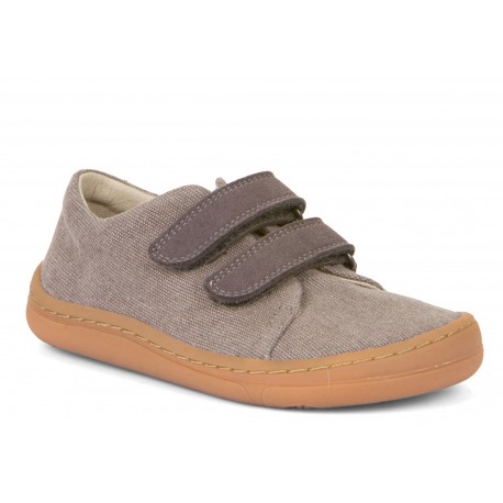 Tennis barefoot coton BIO Taupe