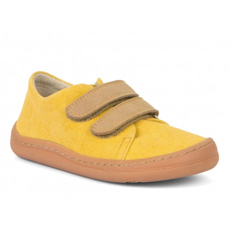 Tennis barefoot coton BIO Jaune