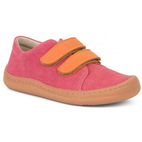 Tennis barefoot coton BIO Fushia