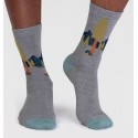 Chaussettes coton bio Coffret 4 paires Pêche