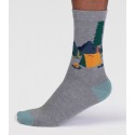 Chaussettes coton bio Coffret 4 paires Pêche