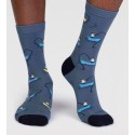 Chaussettes coton bio Coffret 4 paires Pêche