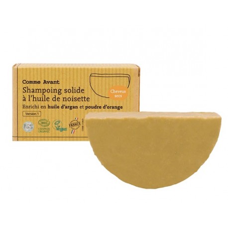 Shampoing solide à l'huile de Noisette cheveux secs