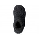 CHAUSSONS LAINE KRAMSACH GRIS FONCE
