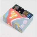 Chaussettes coton bio Coffret 4 paires Pêche