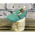 Pantoufles laine Vert