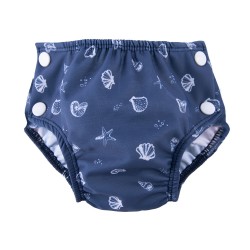 Couche De Bain Playshoes Bébé Fille - Protection UV 50+ - Taille 74/80 (2-3 Ans) - Pois Rouge - Boutons Pression - Séchage Rapide