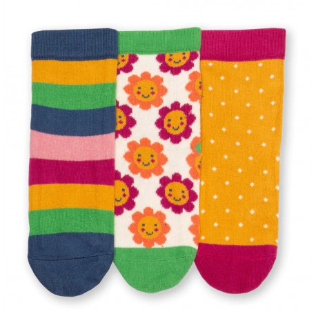 Lot 3 paires chaussettes coton bio Be Yourself