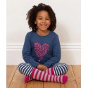Lot 2 paires chaussettes hautes chaudes coton bio Cosy Pink