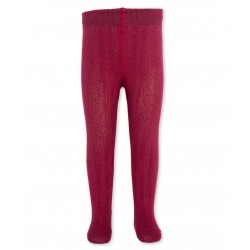 Collants coton bio Fuschia 10-12 Ans