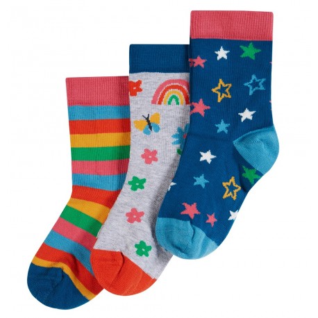 Lot 3 paires chaussettes coton bio Star