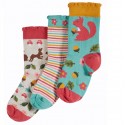 Lot 3 paires chaussettes coton bio Winter