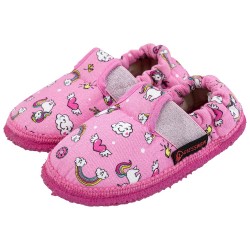 Chaussons coton bio Augsdorf Orchidée