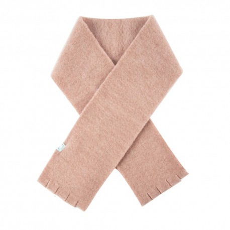 Echarpe douce laine Merinos Rose Vintage