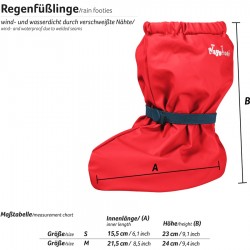 Couvres chaussures imperm&eacute;able Rouge