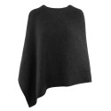 Poncho Laine Mérinos Anthracite