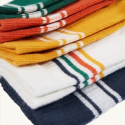 Lot 5 paires chaussettes coton bio Reed Rib