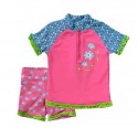 Ensemble de plage UPF 50+ Fleurs