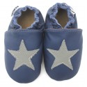 Chaussons Cuir Souple navy Star
