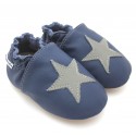 Chaussons Cuir Souple navy Star