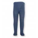 Collants coton bio Navy