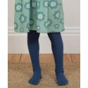 Collants coton bio Navy