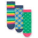 Lot 3 paires chaussettes coton bio Sunny