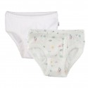 Lot de 2 culottes coton bio Mia