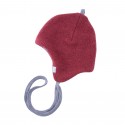 Bonnet coton bio Maroon