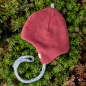 Bonnet coton bio Maroon