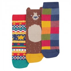 Lot 3 paires chaussettes coton bio Bear