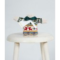 Chaussettes coton bio Pochette Fairisle