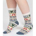 Chaussettes coton bio Pochette Fairisle