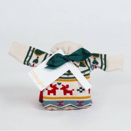 Chaussettes coton bio Pochette Fairisle