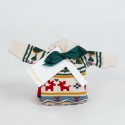 Chaussettes coton bio Pochette Fairisle