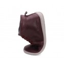 Boots barefoot cuir Burgundy