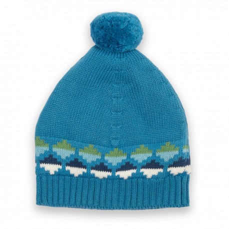 Bonnet coton bio Cosy Blue