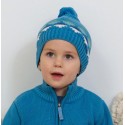 Bonnet coton bio Cosy Blue
