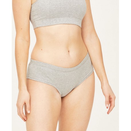 Slip coton bio Gris