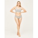 Slip coton bio Gris