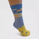 Chaussettes coton bio Sea Blue