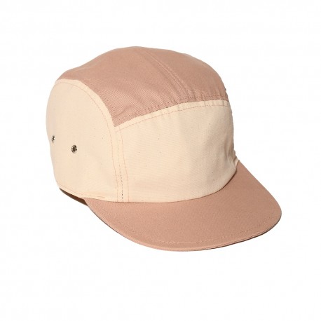 Casquette Anti-UV  coton bio Naturel Rose