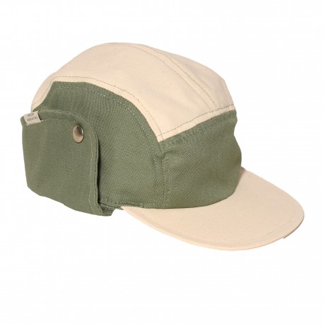 Casquette Anti-UV  coton bio Camper Vert