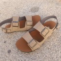 Sandales barefoot vegan Chad Taupe