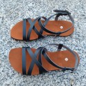 Sandales barefoot vegan Delfos Black