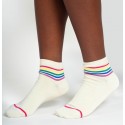 Socquettes bambou Cream Rainbow