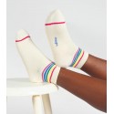 Socquettes bambou Cream Rainbow